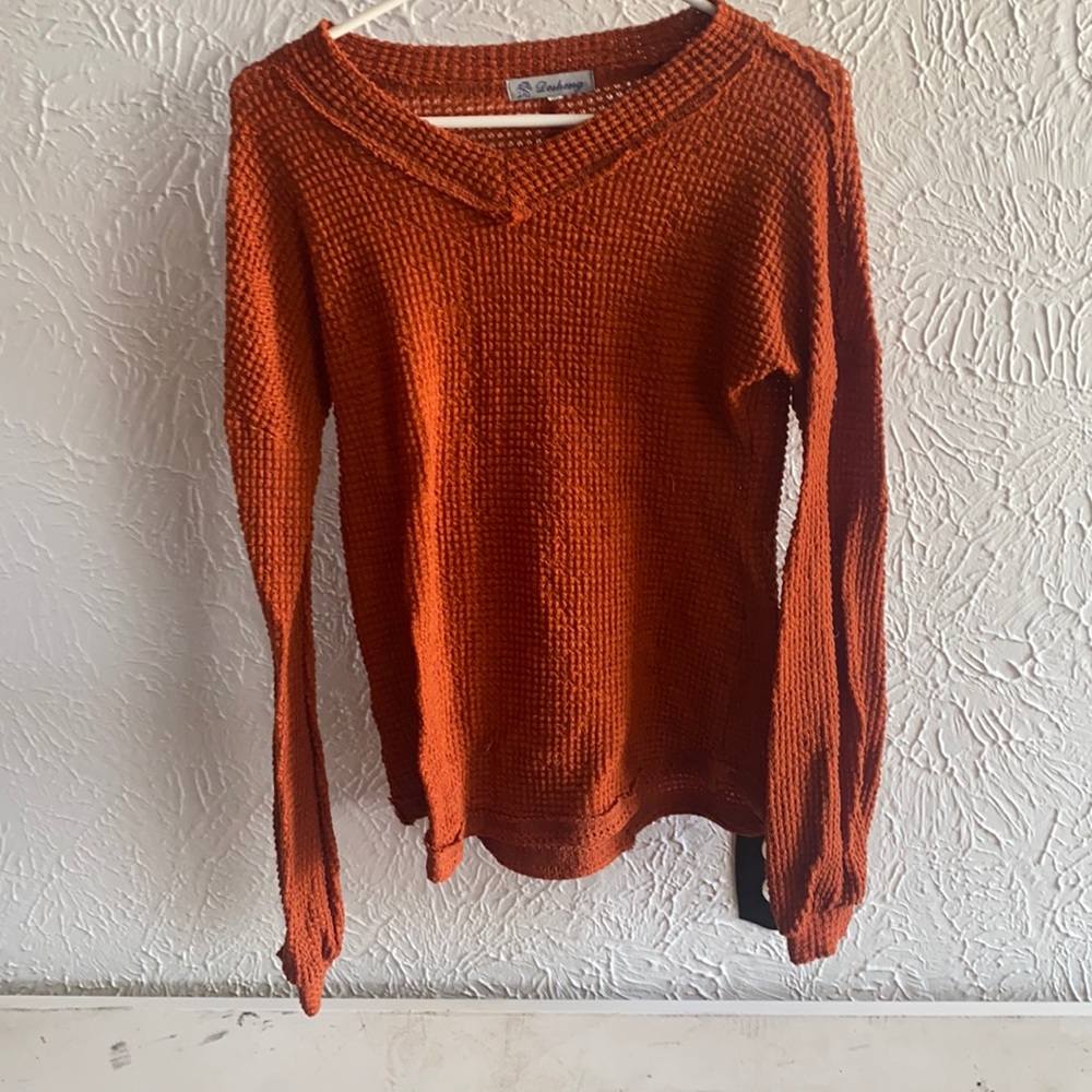 Rust Light Weight Sweater